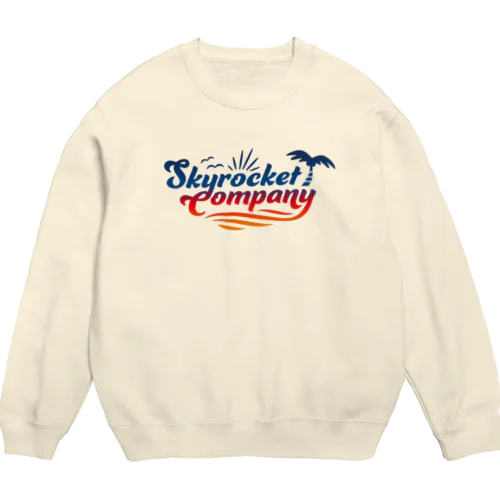 【ナチュラル×トロピカルロゴ】スウェット Crew Neck Sweatshirt