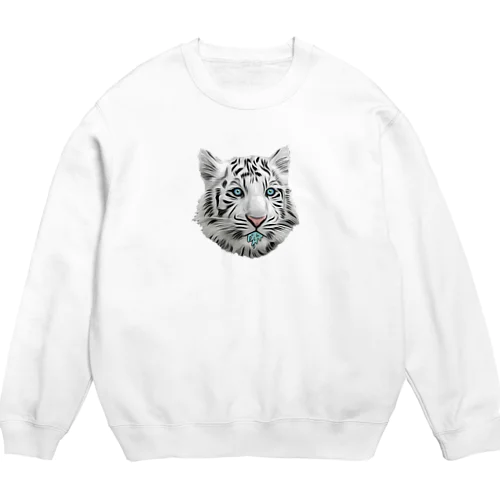 WHITE TIGER Crew Neck Sweatshirt