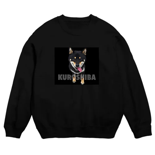 黒柴　柴犬 Crew Neck Sweatshirt