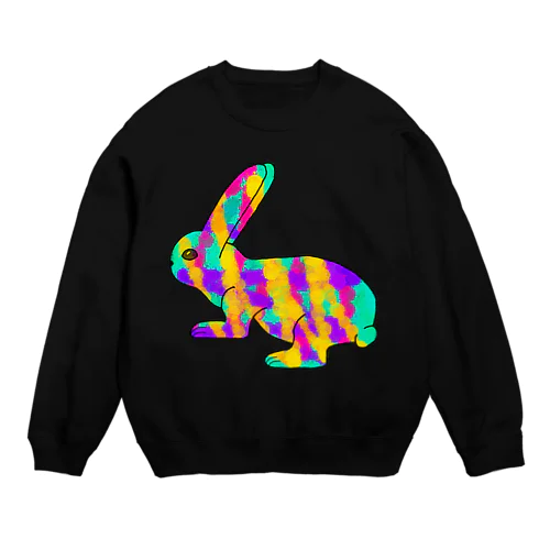 ねおんらびっと。 Crew Neck Sweatshirt