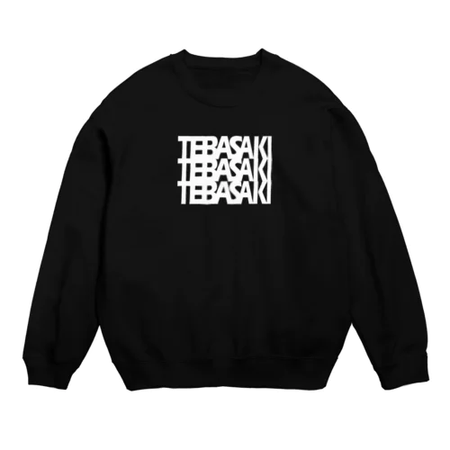 TEBASAKI×3スウェット Crew Neck Sweatshirt