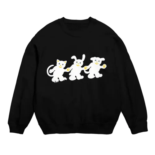 レトロな三兄弟　 Crew Neck Sweatshirt