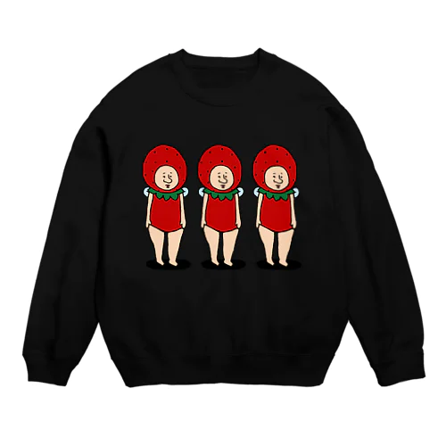 いちごの妖精さん Crew Neck Sweatshirt