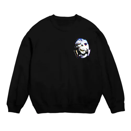 あみぐるみ頭蓋骨 Crew Neck Sweatshirt