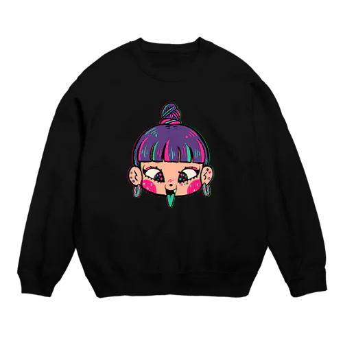 おだんご★八重歯チャン Crew Neck Sweatshirt