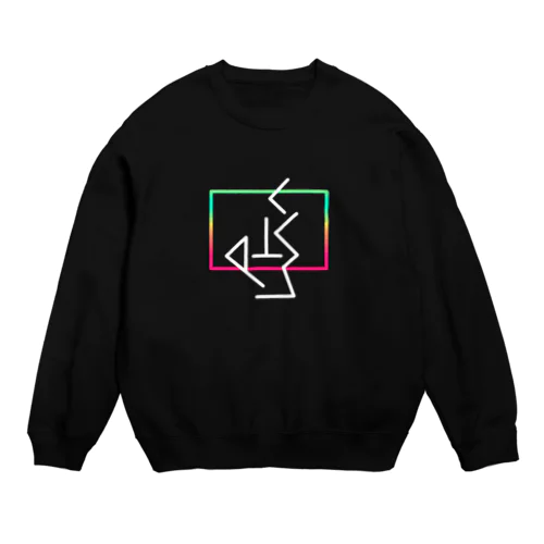 何かのロゴC Crew Neck Sweatshirt