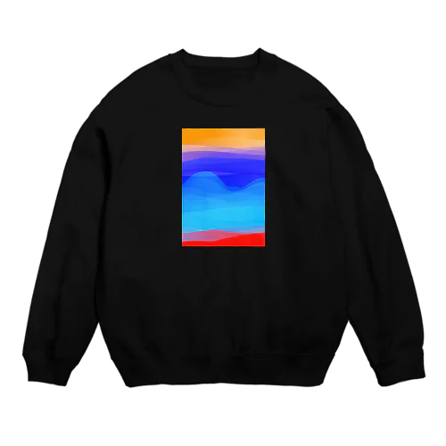 wave Crew Neck Sweatshirt