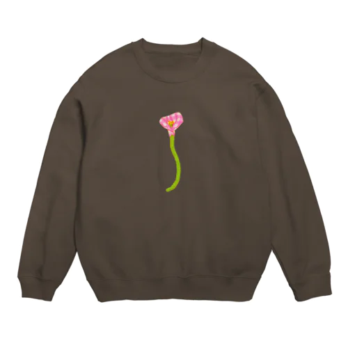 きんちゃく屋さんのお花 Crew Neck Sweatshirt