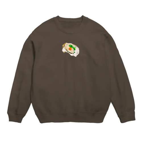 魚介(生牡蠣) Crew Neck Sweatshirt