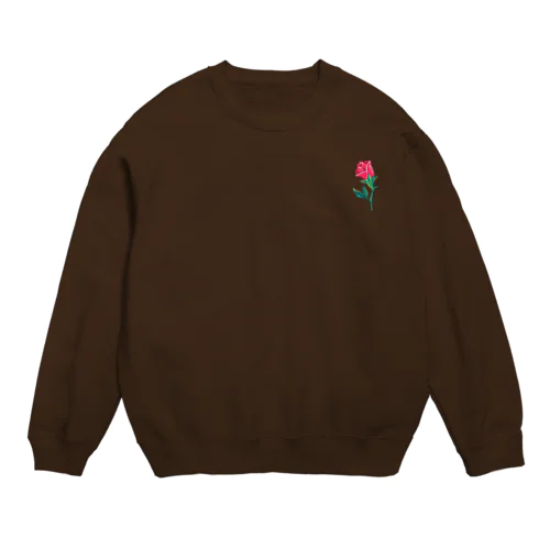 🌹ワンポイント Crew Neck Sweatshirt
