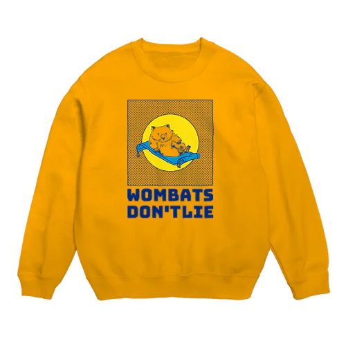 魔法の絨毯ウォンバット Crew Neck Sweatshirt