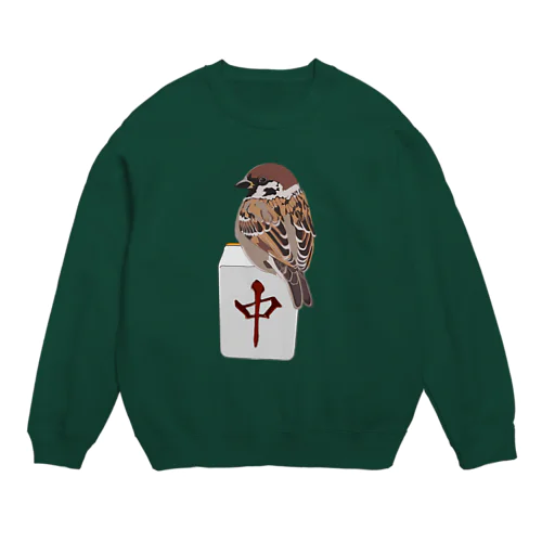 雀×中 Crew Neck Sweatshirt