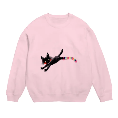 くつしたくろねこ Crew Neck Sweatshirt