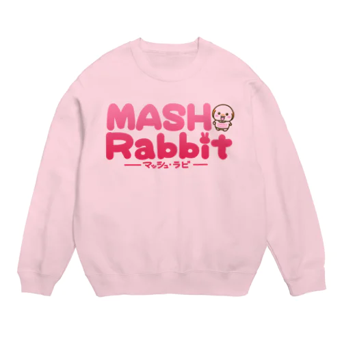 ピンクのマッシュラビ Crew Neck Sweatshirt