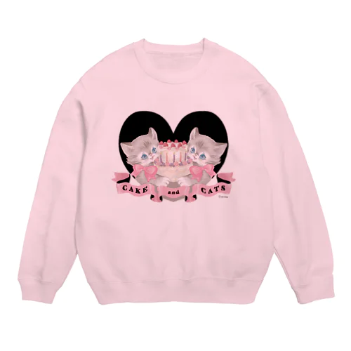 CAKE and CATS Crew Neck Sweatshirt