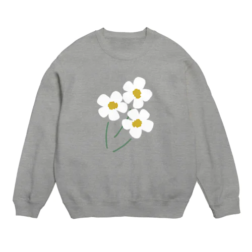 flower-O Crew Neck Sweatshirt