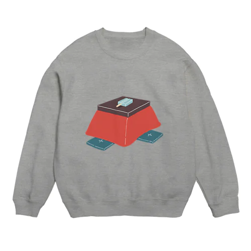 こたつでアイス Crew Neck Sweatshirt