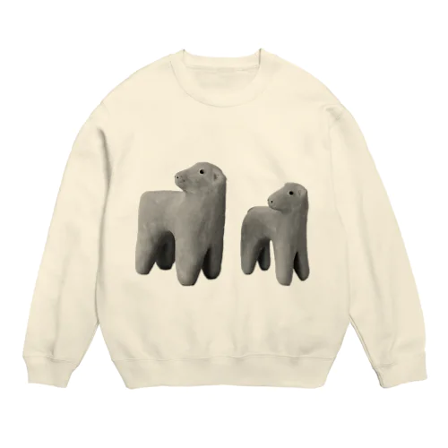 土器（馬×子馬） Crew Neck Sweatshirt