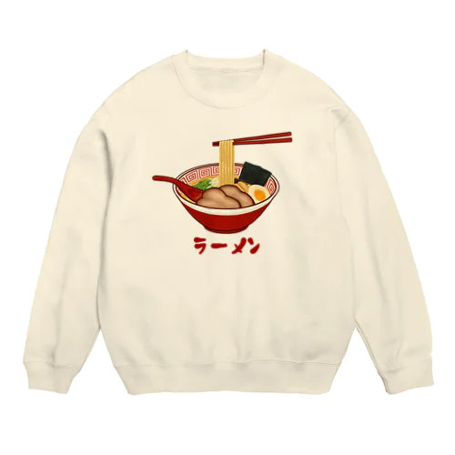 ラーメン Crew Neck Sweatshirt