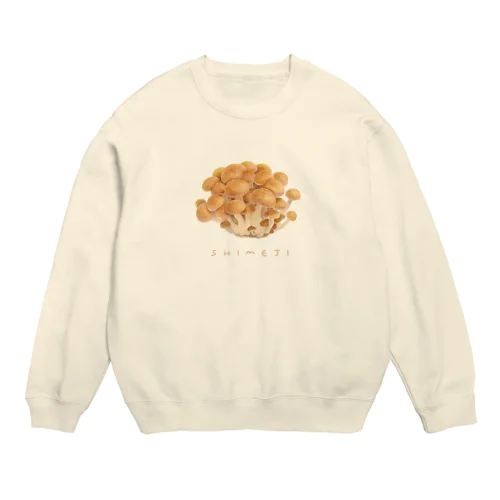 しめじが好き Crew Neck Sweatshirt