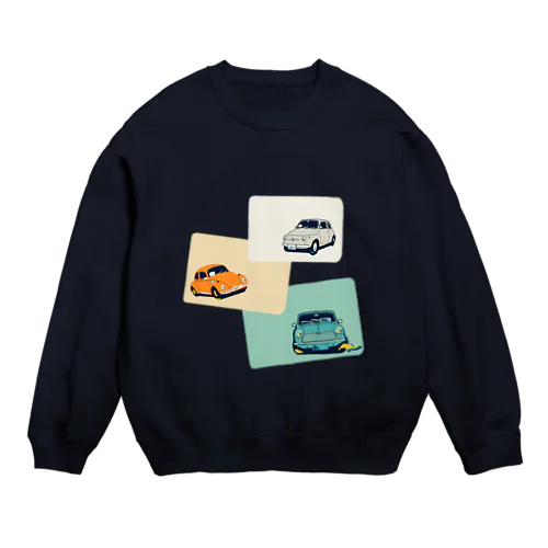 ミニクーパー、フィアット、ビートル Crew Neck Sweatshirt