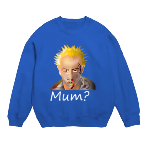 Mum?(white) Crew Neck Sweatshirt