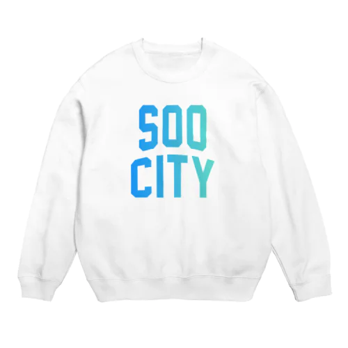 曽於市 SOO CITY Crew Neck Sweatshirt
