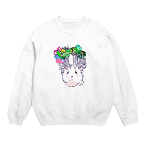 ロココなモルモット Crew Neck Sweatshirt