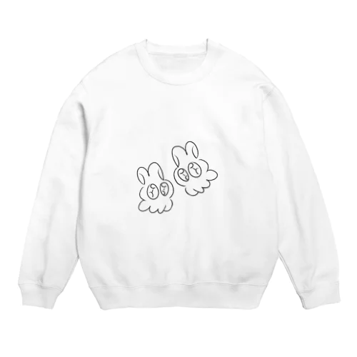 うさぎくらげ Crew Neck Sweatshirt