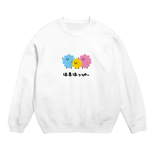 はまはっぴー Crew Neck Sweatshirt