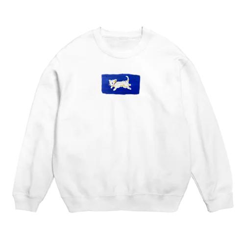 絵の具の愛犬 Crew Neck Sweatshirt