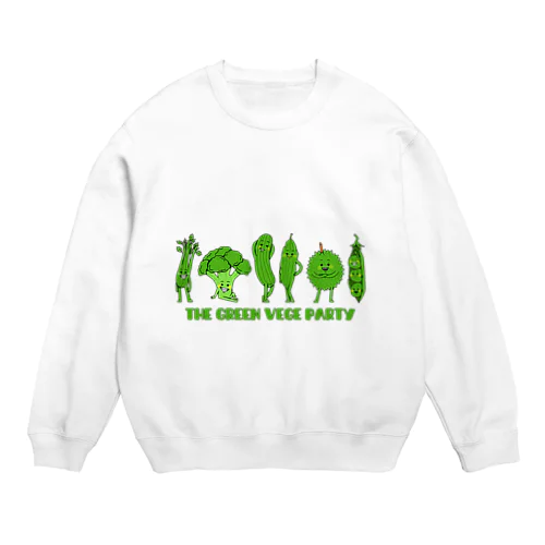 GREEN VEGE PARTY Crew Neck Sweatshirt