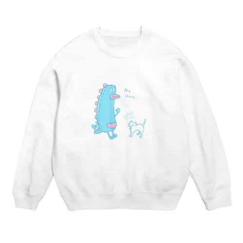 怪獣てくてく Crew Neck Sweatshirt