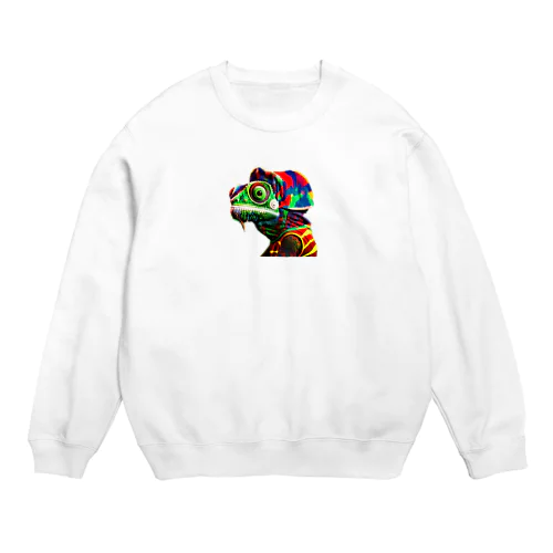 レゲェカメレオン Crew Neck Sweatshirt