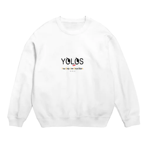 チームYOLOSグッズ Crew Neck Sweatshirt