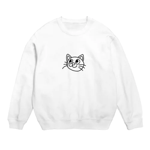 ポケッとニャンコ Crew Neck Sweatshirt