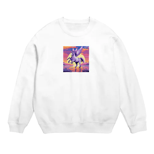 ドット絵ペガサスくん Crew Neck Sweatshirt