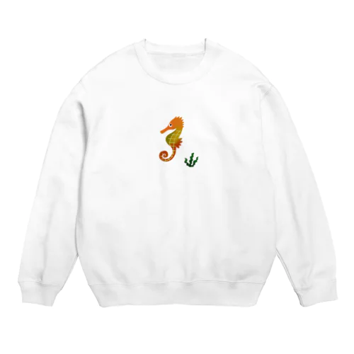タツノオトシゴ タツコ Crew Neck Sweatshirt