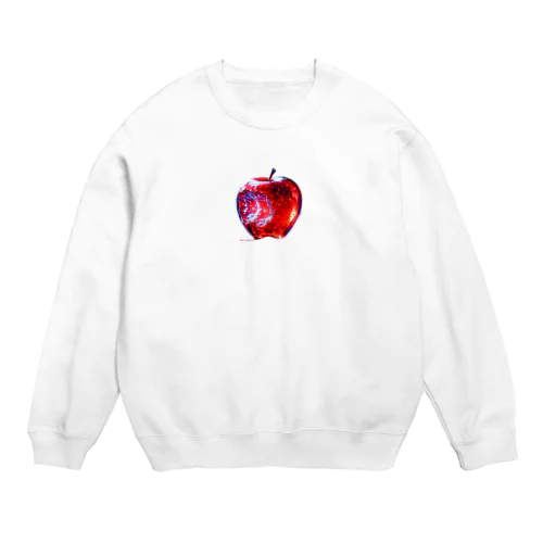 真っ赤なリンゴ Crew Neck Sweatshirt