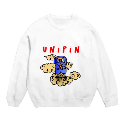 【忍者うにぴん】 Crew Neck Sweatshirt