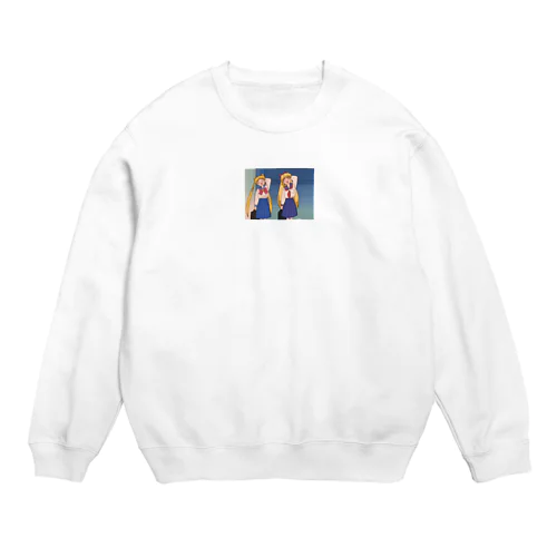 ｳｻｷﾞちゃんとﾐﾅｺちゃん Crew Neck Sweatshirt