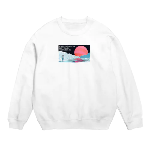 Exploration Beyond Horizons Crew Neck Sweatshirt