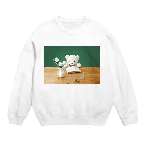くまと暮らす Crew Neck Sweatshirt
