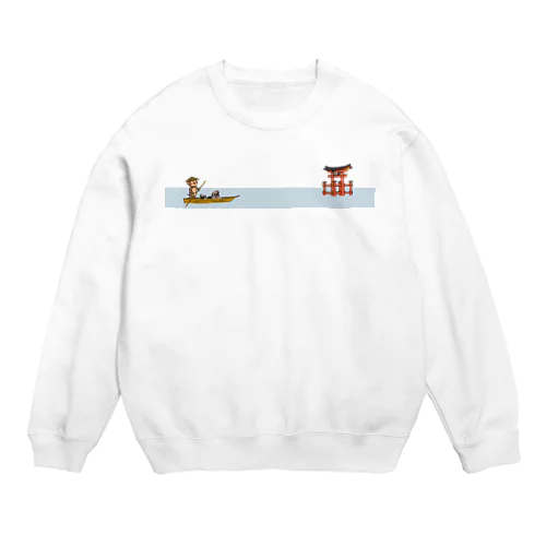 宮島遊覧観光オフィシャルグッズ-2 Crew Neck Sweatshirt