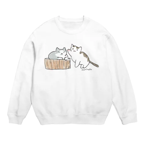さざなみくん&乃々ちゃん Crew Neck Sweatshirt