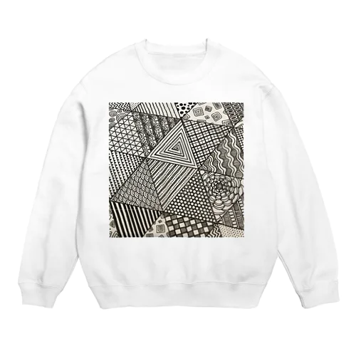 モノクロ〜triangle〜 Crew Neck Sweatshirt