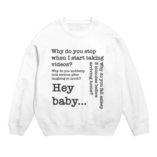 子育てツッコミシリーズ Crew Neck Sweatshirt