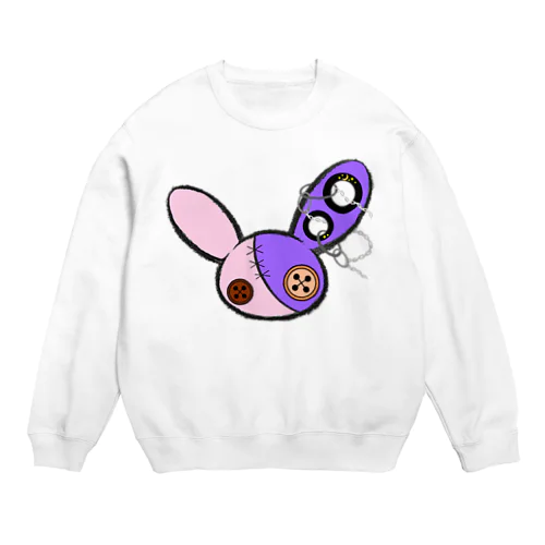 つむぎはぎシリーズ【うさぎ】 Crew Neck Sweatshirt