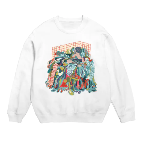 おふろ○ Crew Neck Sweatshirt