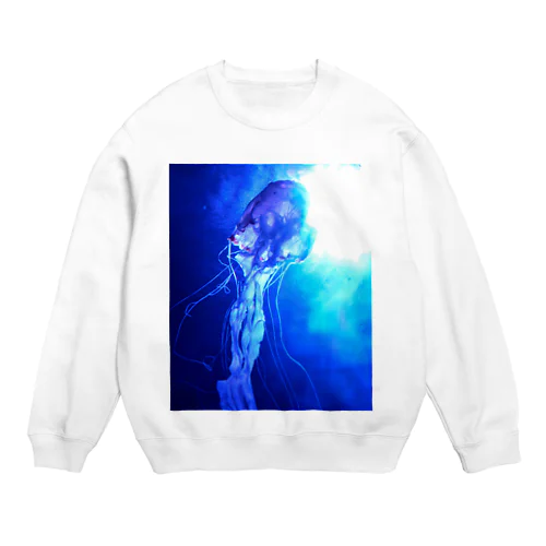 ふわふわクラゲ2 Crew Neck Sweatshirt